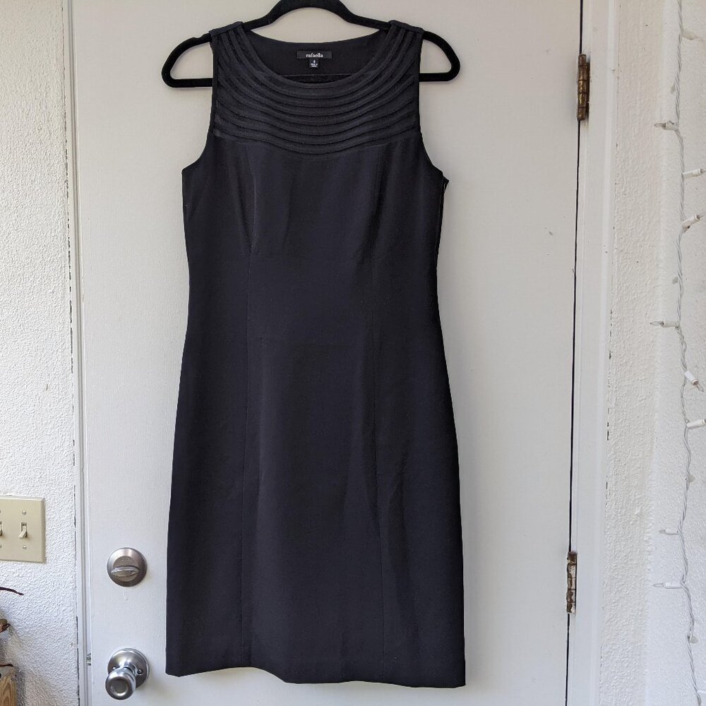 Black Rafaella Structured Little Black Dress